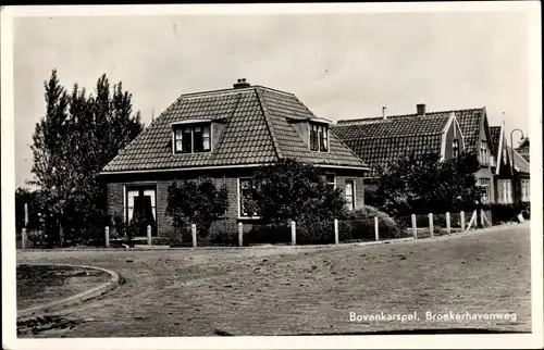 Ak Bovenkarspel Stede Broec Nordholland, Broekerhavenweg