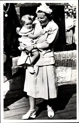 Ak Spaarndam Nordholland, Königin Juliana der Niederlande, Prinzessin Marijke, 1950