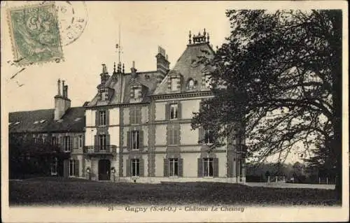 Ak Gagny Seine Saint Denis, Chateau Le Chesnay