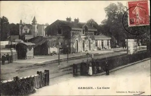 Ak Gargan Seine Saint Denis, La Gare