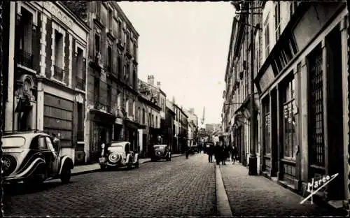 Ak Aubervilliers Seine Saint Denis, Rue du Moutier