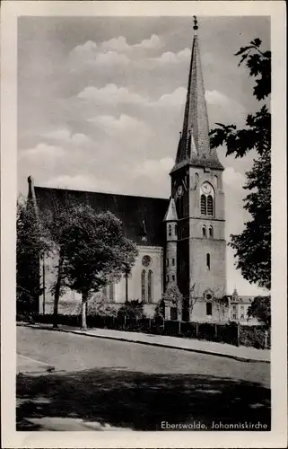 Ak Eberswalde im Kreis Barnim, Johanniskirche