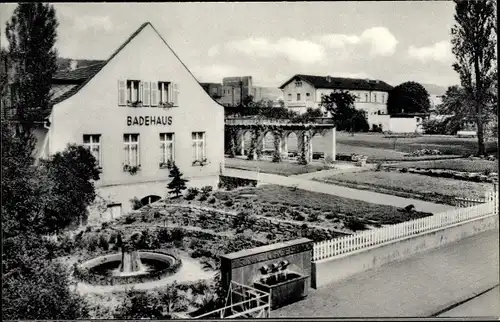 Ak Bad Hönningen am Rhein, Badehaus