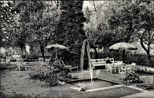 Ak Bad Harzburg am Harz, Hotel Käsewieter Busch, Liegegarten