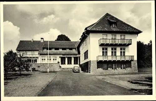 Ak Hattingen im Ruhrgebiet, Hans Böckler Schule, Vorderansicht