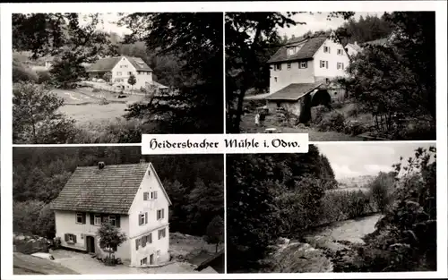 Ak Heidersbach Limbach in Baden, Mühle