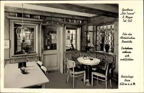 Ak Braunlage im Oberharz, Gasthaus Zur Tanne, B. Meyer