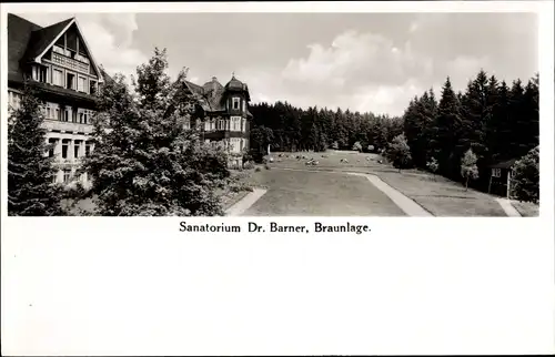 Foto Ak Braunlage Harz, Sanatorium Dr. Barner