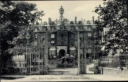 Ak Biarritz Pyrénées Atlantiques, L'Hotel d'Angleterre