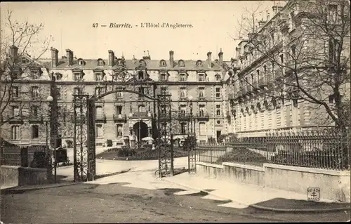 Ak Biarritz Pyrénées Atlantiques, L'Hotel d'Angleterre