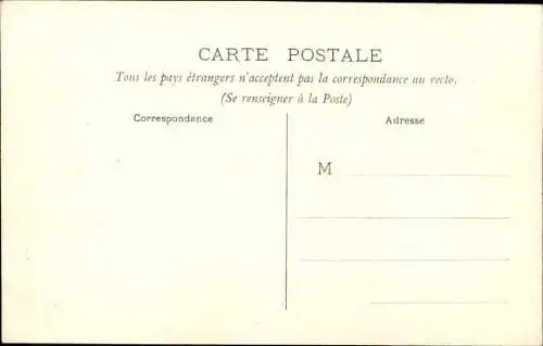 Ak Yerres Essonne, Le Château et la Rue de Concy