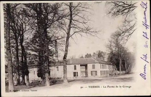 Ak Yerres Essonne, Ferme de la Grange