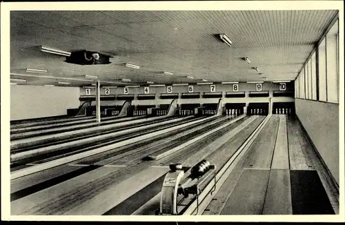 Ak Hotel Reimers Gaststätten, Bes. L. Armbrust, Bowlingbahn