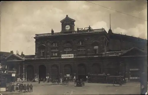 Ak Lille Nord, Nordbahnhof, Straßenseite