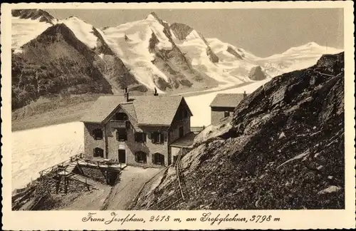 Ak Kärnten, Franz Josefshaus, Großglockner