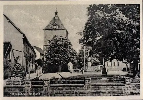 Ak Nebra an der Unstrut, Markt