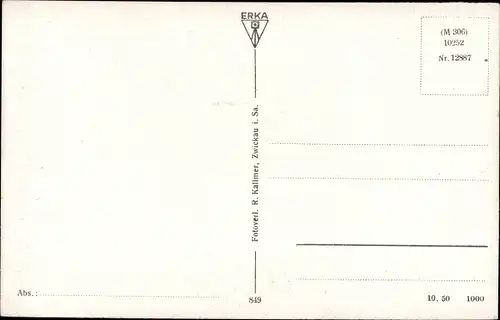 Ak Werdau in Sachsen, Partie am Rathaus, Eingang