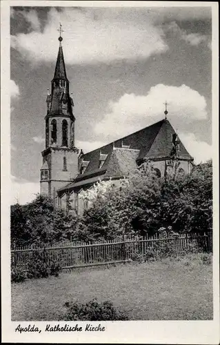 Ak Apolda in Thüringen, Katholische Kirche