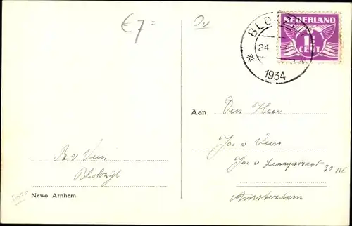 Ak Blokzijl Overijssel, Noorderkade