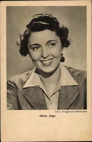 Ak Schauspielerin Jenny Jugo, Portrait