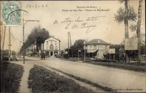 Ak Le Raincy Seine Saint Denis, Pointe des Sept Iles, Plateau de Montfermeil
