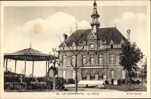 Ak La Courneuve Seine Saint Denis, La Mairie