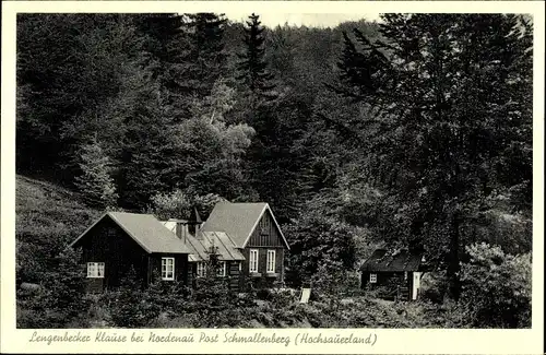 Ak Nordenau Schmallenberg im Hochsauerland, Klause Legenbeck, Wald