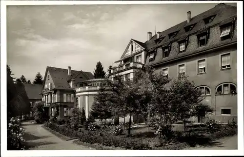 Ak Obersasbach Sasbach Baden in der Ortenau, Kurhaus Marienheim Erlenbad