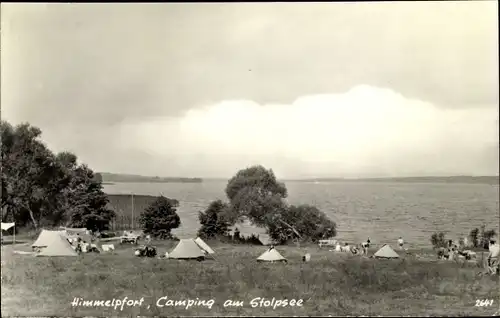 Ak Himmelpfort Fürstenberg an der Havel, Camping am Stolpsee
