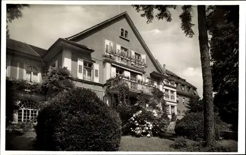 Ak Obersasbach Sasbach Baden in der Ortenau, Kurhaus Marienheim Erlenbad