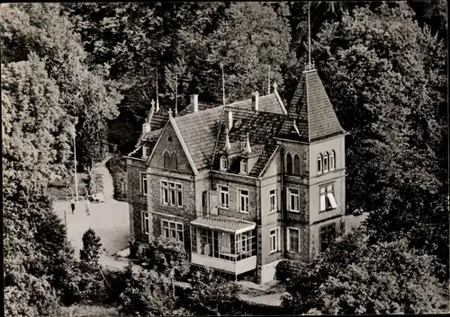 Ak Kirchberg an der Jagst, Schullandheim Villa Schöneck, Luftbild