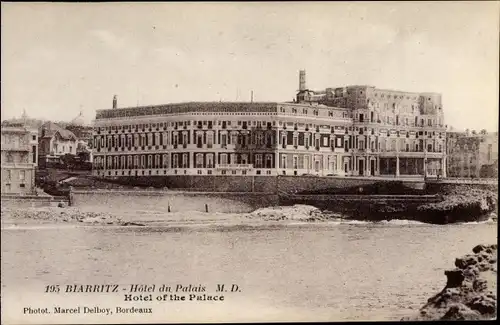 Ak Biarritz Pyrénées Atlantiques, Hotel du Palais