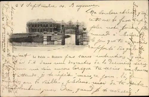 Ak Biarritz Pyrénées Atlantiques, Le Palais