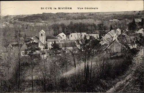 Ak Saint Cyr la Riviere Essonne, Vue Generale