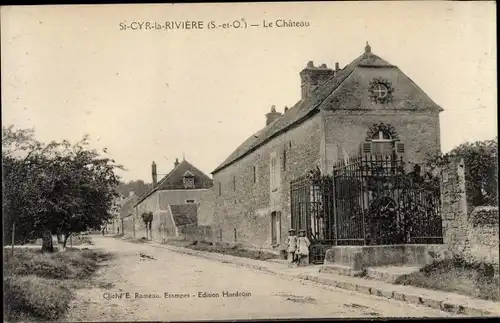 Ak Saint Cyr la Riviere Essonne, Le Chateau