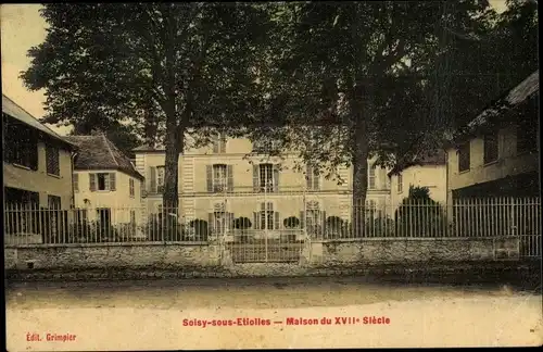 Ak Soisy sous Etiolles Essonne, Maison du XVII Siecle