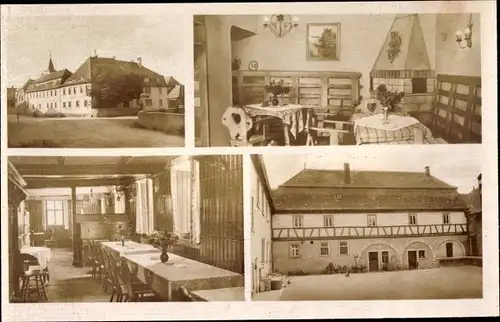 Ak Biebelried Bayern, Gasthof Leicht