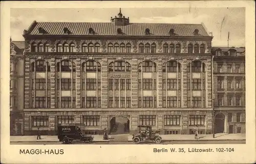 Ak Berlin Tiergarten, Maggi Haus, Lützowstraße 102-104