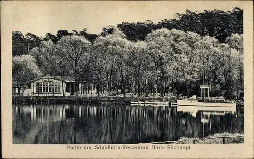 Ak Berlin Wilmersdorf Grunewald Schildhorn, Schildhorn Restaurant, Inh. Hans Ritzhaupt