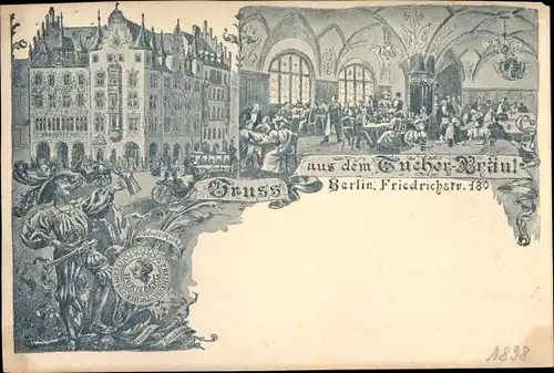 Litho Berlin Mitte, Tucher Bräu, Friedrichstraße 180