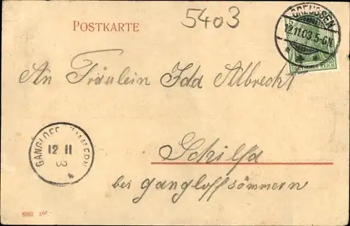 Passepartout Ak Greußen in Thüringen, Neustadt, Ostseite, Fürstl. Hof Apotheke, Thiels Hotel