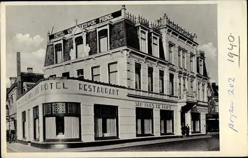 Ak Almelo Overijssel Niederlande, Hotel Van Ouds de Prins