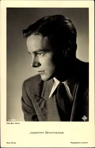 Ak Schauspieler Joachim Brennecke, Portrait