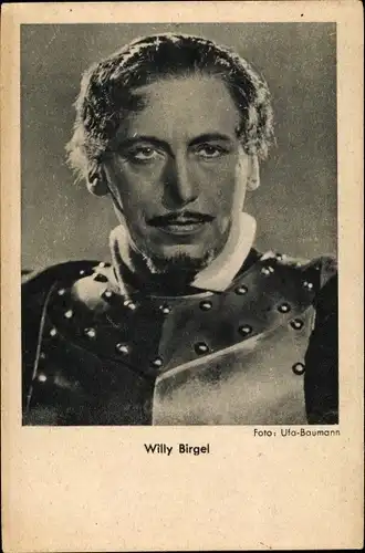 Ak Schauspieler Willy Birgel, Portrait, Ritterrüstung