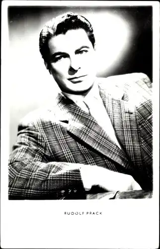 Ak Schauspieler Rudolf Prack, Portrait