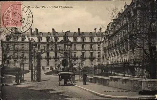 Ak Biarritz Pyrénées Atlantiques, L'Hotel d'Angleterre