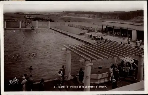 Ak Biarritz Pyrénées Atlantiques, Piscine de la Chambre d'Amour