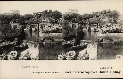 Stereo Ak Biarritz Pyrénées Atlantiques, Le Port