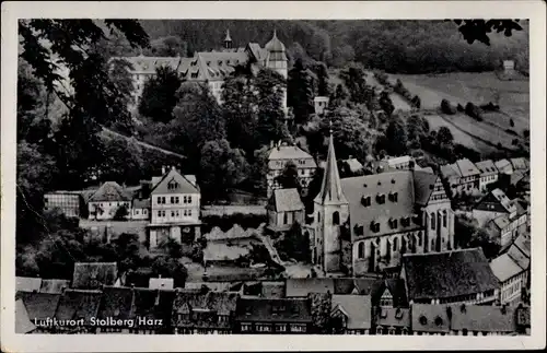 Ak Stolberg Südharz, Blick von der Lutherbuche