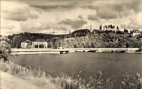 Ak Gräfenwarth Schleiz im Vogtland Thüringen, Am Stausee